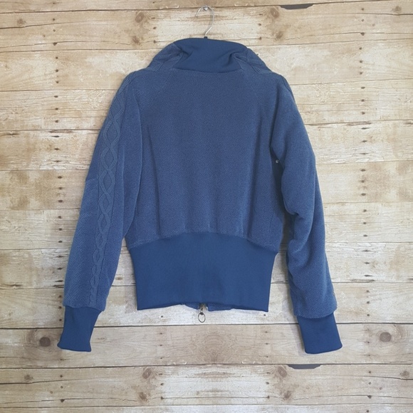 Puma Sweater Buffer Jacket dark teal/ cobalt blue - Picture 7 of 8